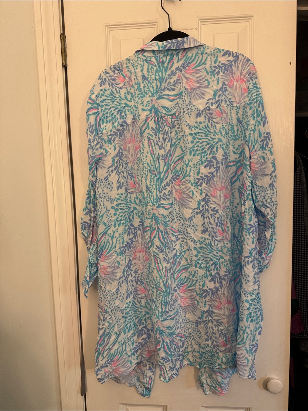 EUC Lilly Pulitzer Natalie Cover Up in Multi Via Del Mar - Picture 7 of 7